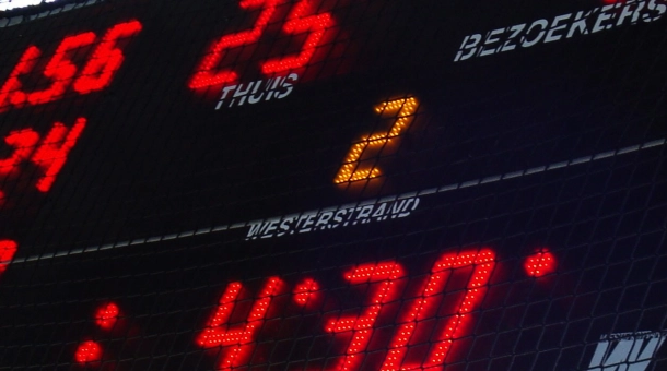 Elektronisch scorebord voor zaalsporten basketbal, volleybal, handbal, waterpolo, zaalvoetbal, ijshockey
