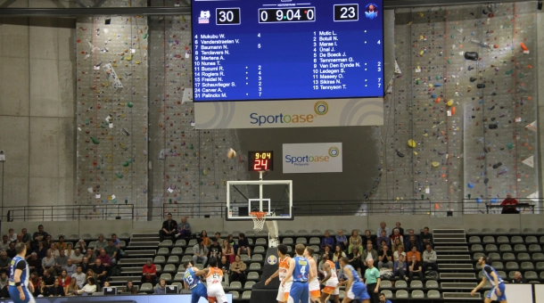 LED schermen voor basketbal, volleybal, handbal, sponsoring