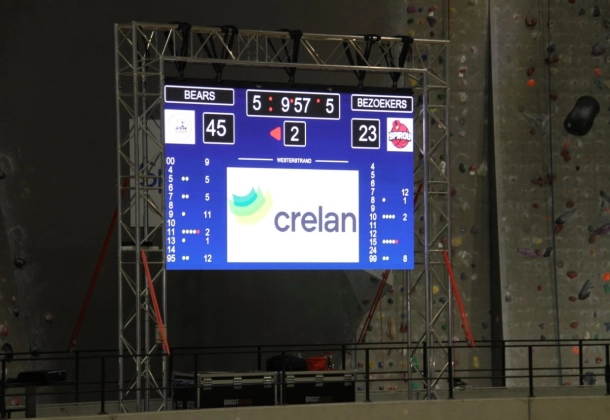 LED scherm voor basketbal