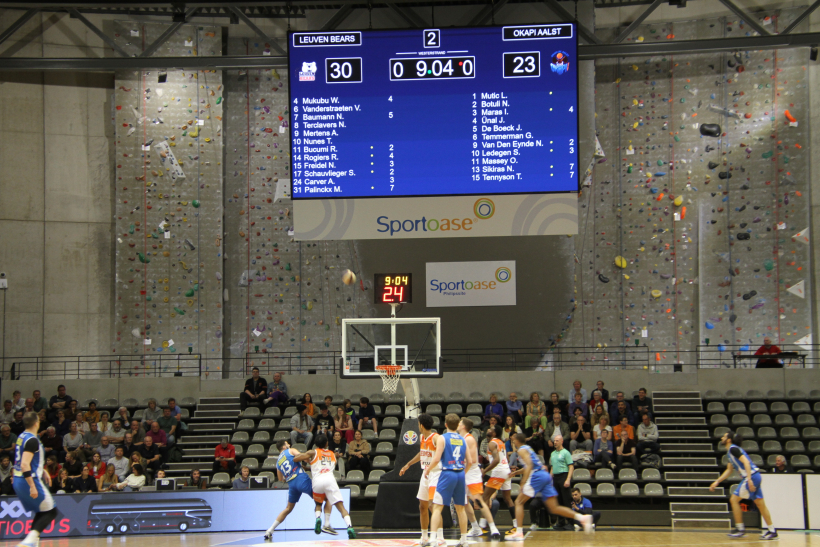 LED schermen voor basketbal, volleybal, handbal, sponsoring