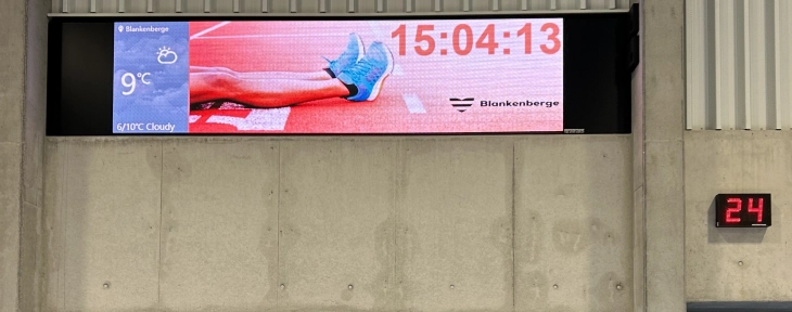 LED banner voor sponsors 