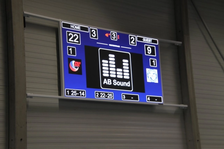 scorebord voor volleybal met LED-scherm