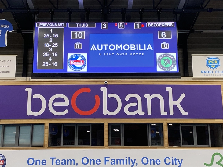 Realisatie Westerstrand - scorebord