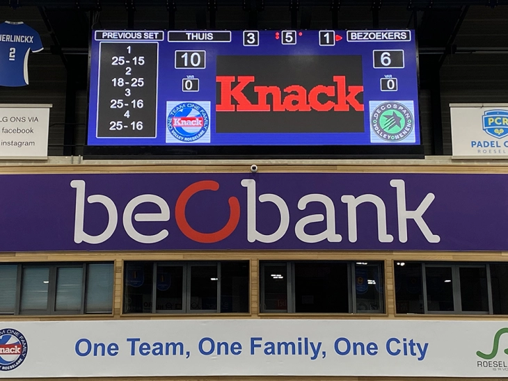 Realisatie Westerstrand - scorebord