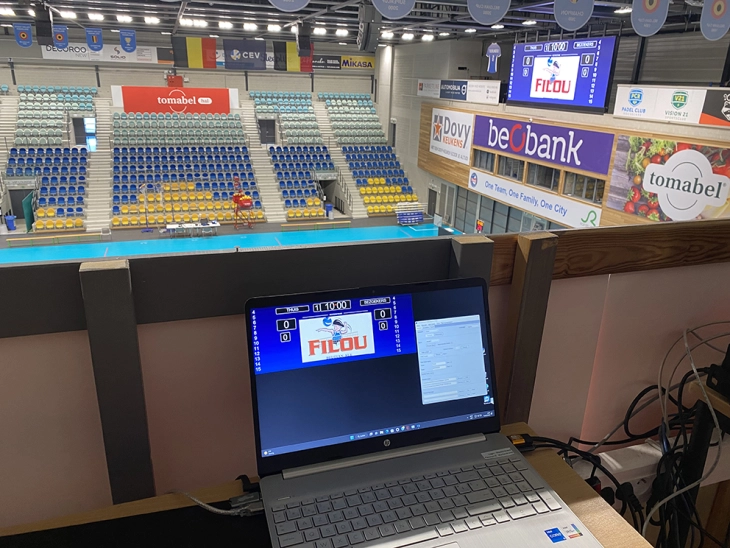 Realisatie Westerstrand - scorebord