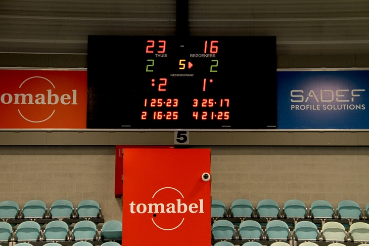 Realisatie Westerstrand - scorebord