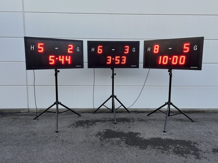 Scorebord voor 3x3 basketbal