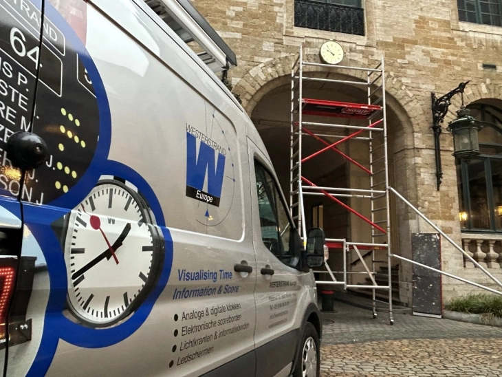 Horloge analogique d’extérieur pour école, atelier, hôpital
