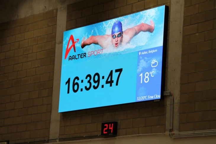 LED-scherm sporthal sponsoring