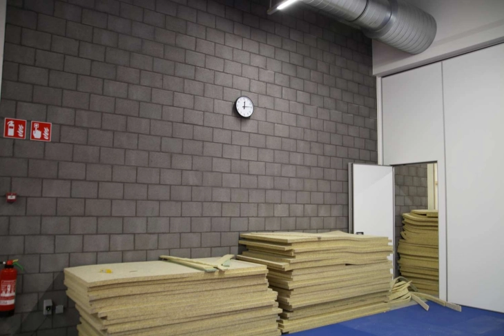 klok voor judozaal