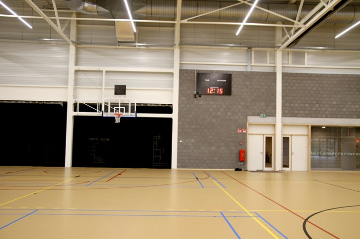 Realisatie Westerstrand - scorebord