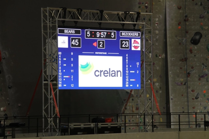 LED scherm voor basketbal
