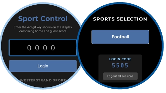 applicatie scorebord