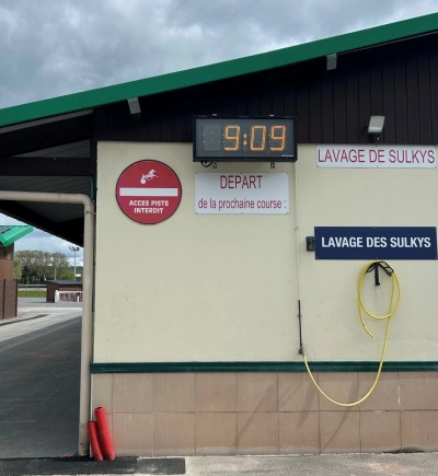 Chrono décompteur temps avant course