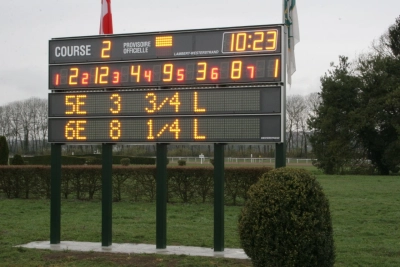 Tableaux résultats des courses hippiques trôt et galop